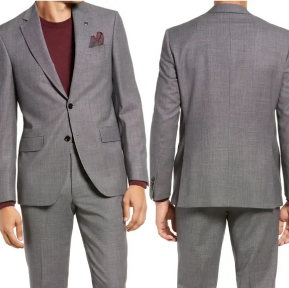 Ted Baker London Other - Ted Baker London Jay Trim Fit Bird's Eye Wool Suit Jacket